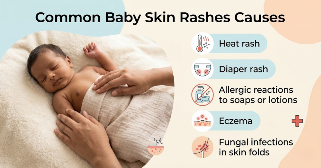 Common Baby Skin Rashes Causes