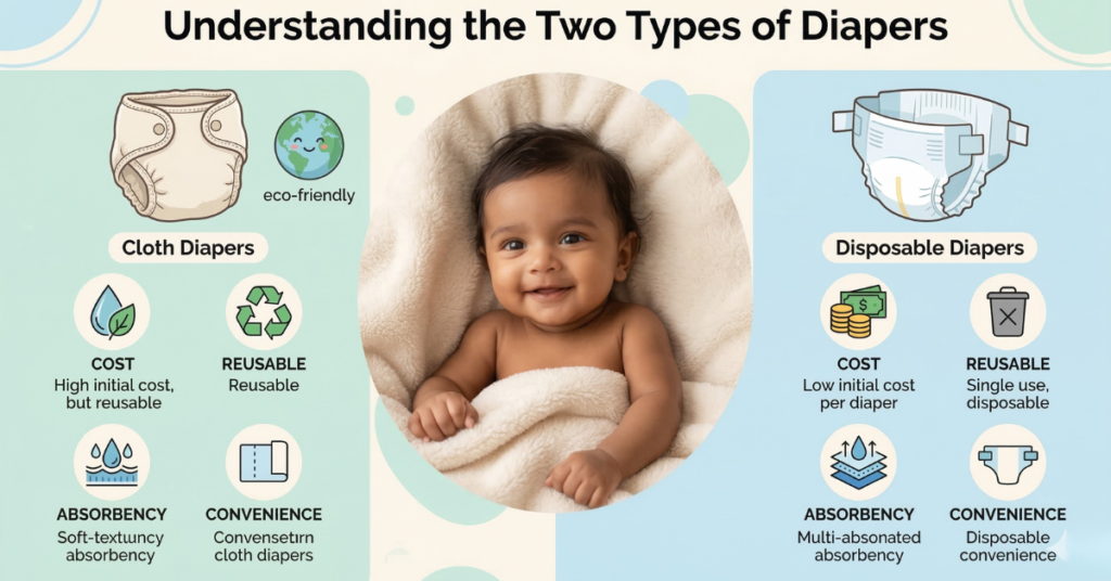 Cloth Diapers vs Disposable Diapers