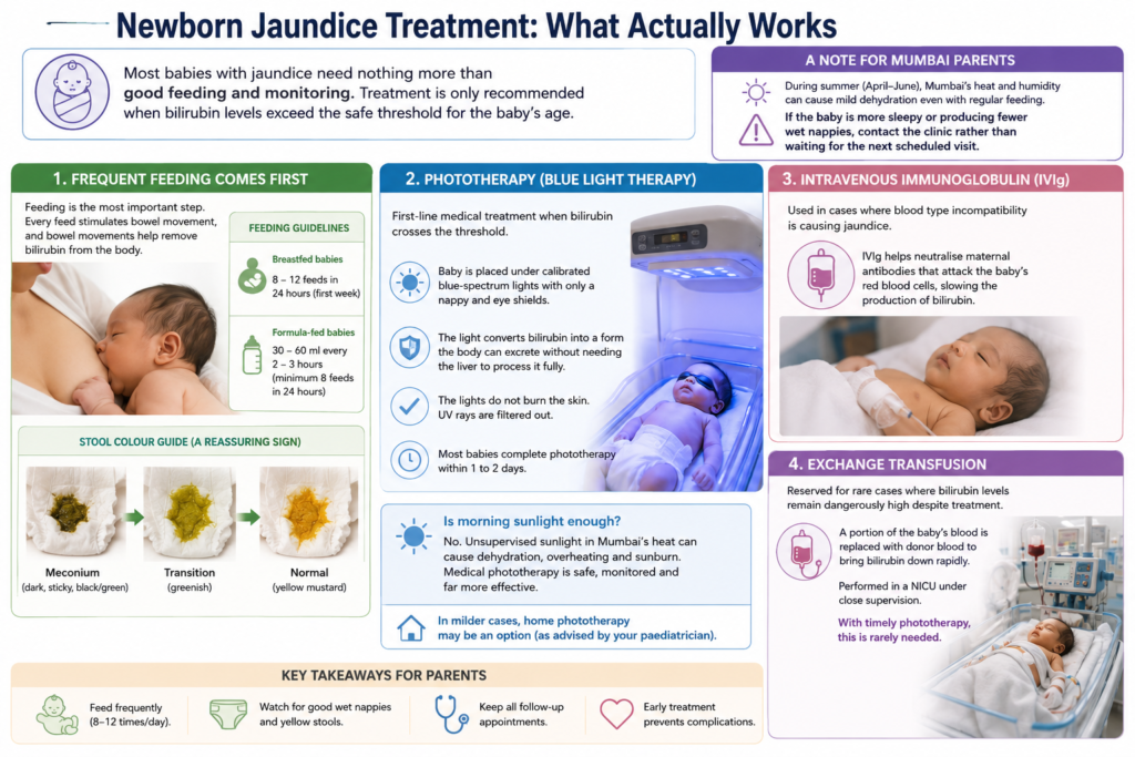 Guide of newborn jaundice treatment