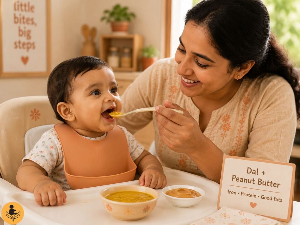 Introducing peanut butter safely in baby's first foods