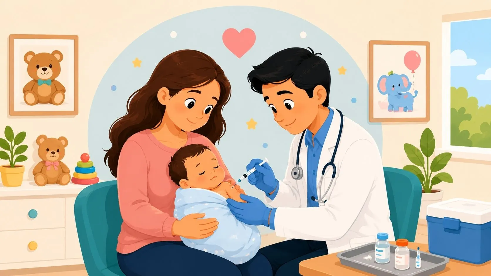 Newborns and infants vaccination